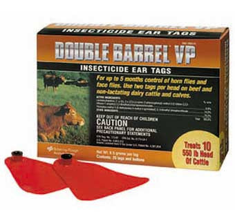 DOUBLE BARREL VP INSECTICIDE EAR TAGS