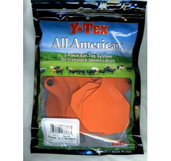 ALL AMERICAN 4 STAR TWO PIECE COW & CALF EAR TAGS (LARGE)