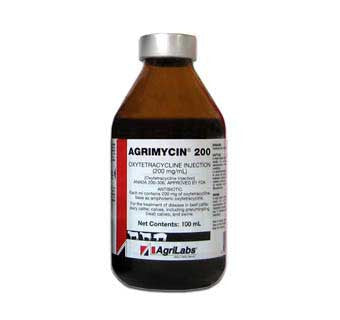 AGRIMYCIN INJECTION (OXYTETRACYCLINE) 200 MG